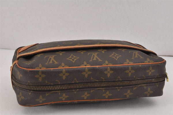 Authentic Louis Vuitton Monogram Compiegne 28 Clutch Hand Bag M51845 LV 2539K