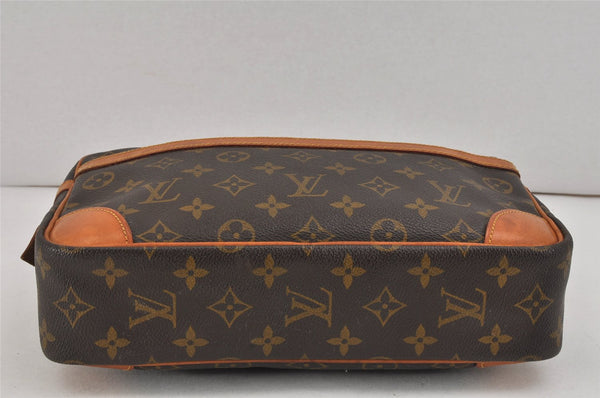 Authentic Louis Vuitton Monogram Compiegne 28 Clutch Hand Bag M51845 LV 2539K