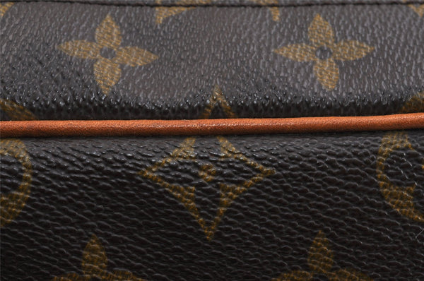 Authentic Louis Vuitton Monogram Compiegne 28 Clutch Hand Bag M51845 LV 2539K