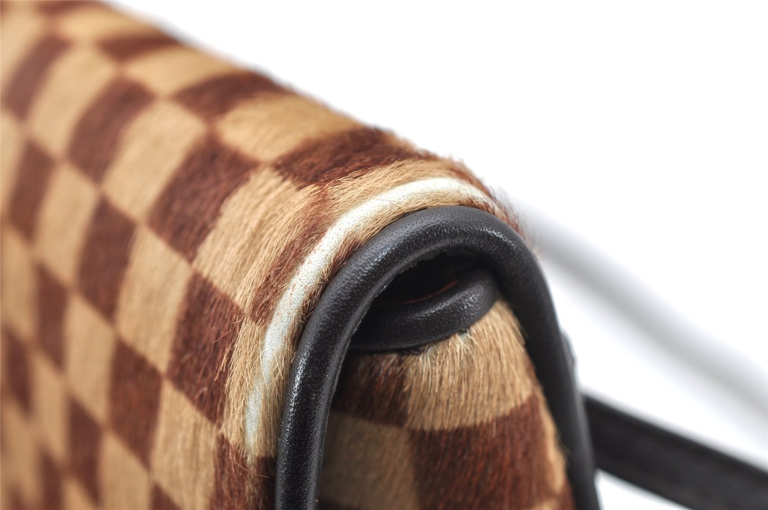 Authentic Louis Vuitton Damier Sauvage Gazelle M92130 Shoulder Cross Bag 2540K