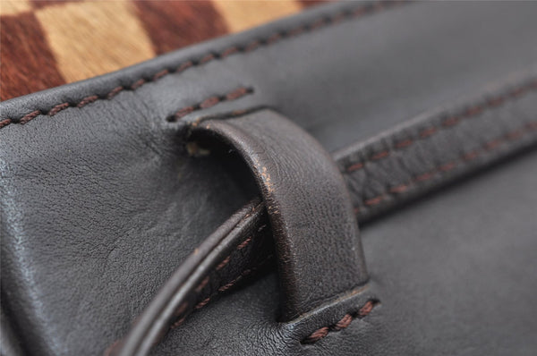 Authentic Louis Vuitton Damier Sauvage Gazelle M92130 Shoulder Cross Bag 2540K