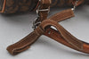 Authentic Christian Dior Trotter Romantic Hand Bag Purse PVC Leather Brown 2541J