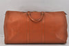 Authentic Louis Vuitton Epi Keepall 55 Boston Travel Bag Brown M42968 LV 2541K