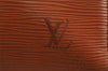 Authentic Louis Vuitton Epi Keepall 55 Boston Travel Bag Brown M42968 LV 2541K