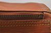 Authentic Louis Vuitton Epi Keepall 55 Boston Travel Bag Brown M42968 LV 2541K