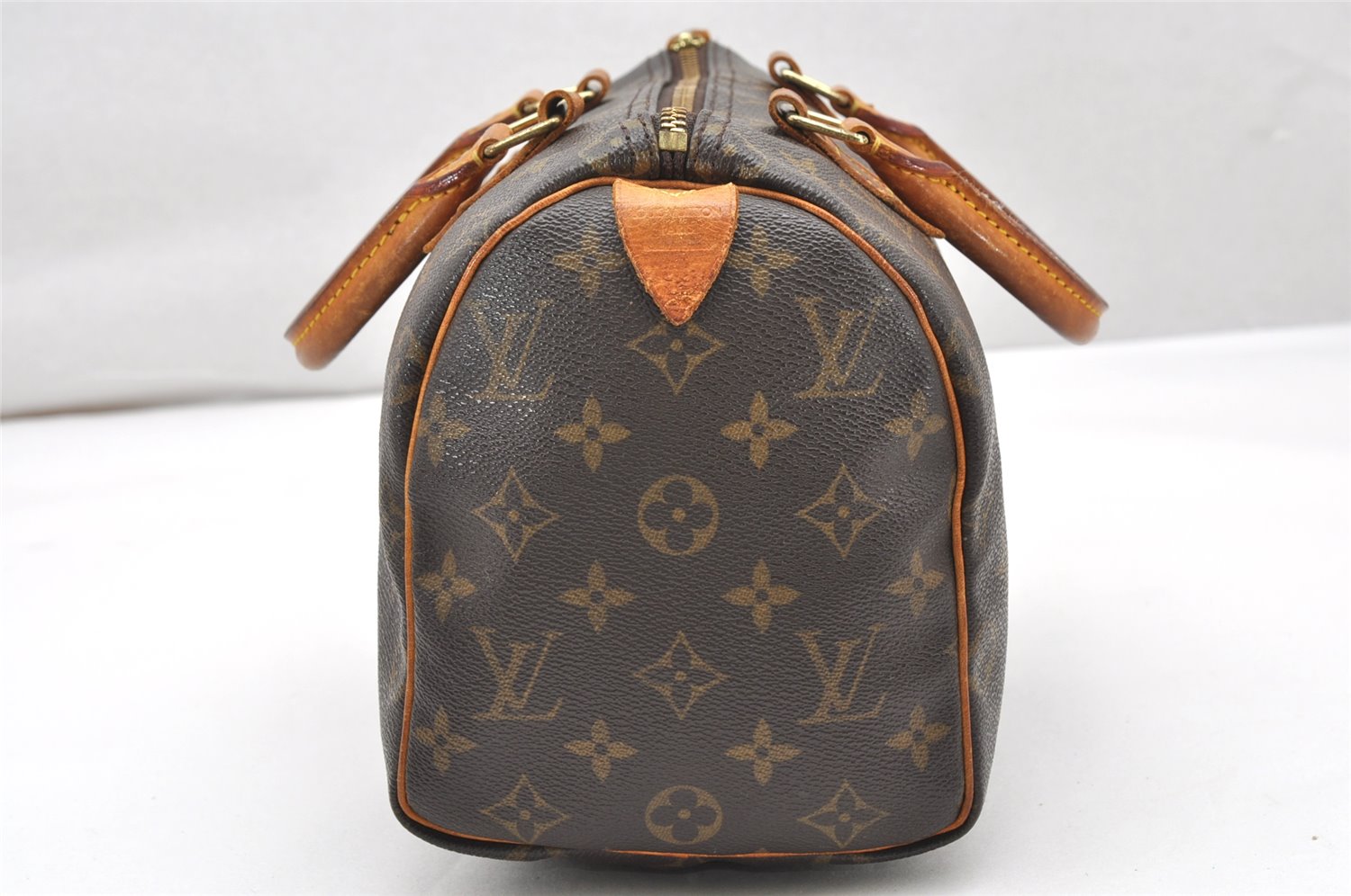 Authentic Louis Vuitton Monogram Speedy 25 Boston Hand Bag M41528 LV 2542K