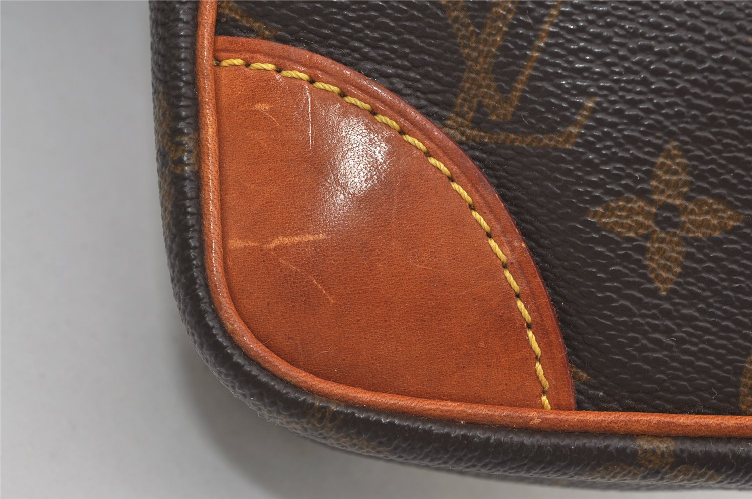 Authentic Louis Vuitton Monogram Danube Shoulder Crossbody Bag M45266 Junk 2543I