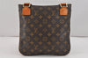 Auth Louis Vuitton Monogram Pochette Bosphore Shoulder Cross Bag M40044 LV 2543K