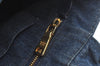 Authentic PRADA Vintage DENIM Canapa SS Tote Hand Bag Purse BN2439 Blue 2544I