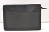 Authentic Louis Vuitton Epi Pochette Homme Clutch Hand Bag Black M52522 LV 2544J