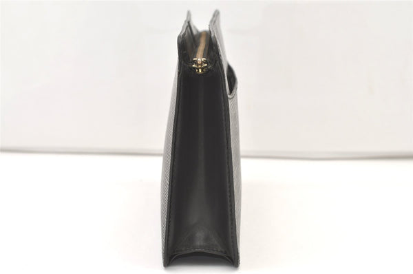 Authentic Louis Vuitton Epi Pochette Homme Clutch Hand Bag Black M52522 LV 2544J