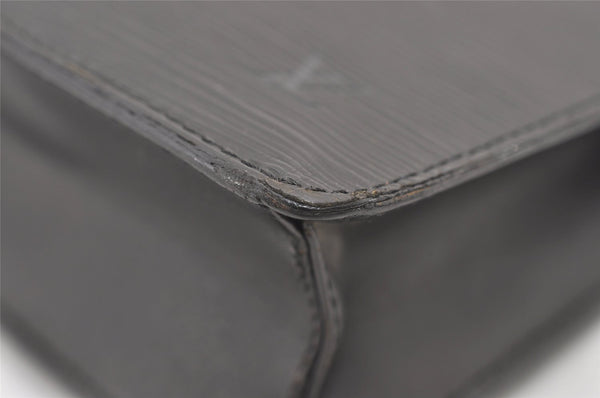 Authentic Louis Vuitton Epi Pochette Homme Clutch Hand Bag Black M52522 LV 2544J