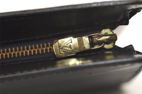 Authentic Louis Vuitton Epi Pochette Homme Clutch Hand Bag Black M52522 LV 2544J