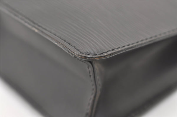 Authentic Louis Vuitton Epi Pochette Homme Clutch Hand Bag Black M52522 LV 2544J