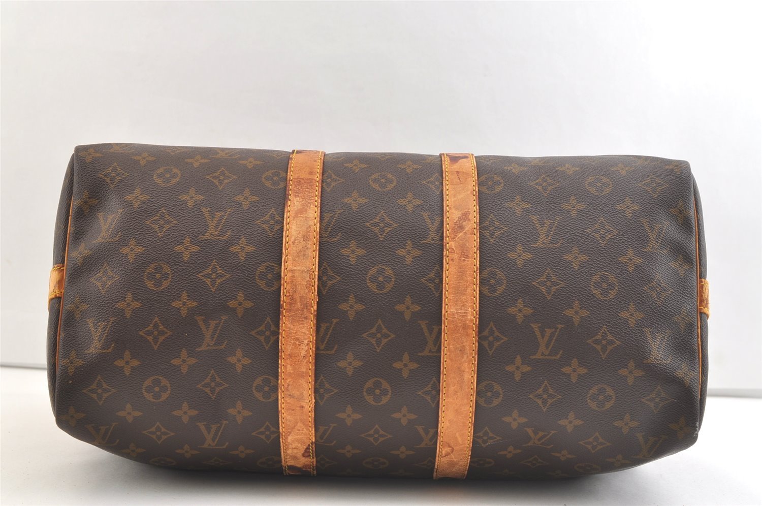 Authentic Louis Vuitton Monogram Keepall Bandouliere 45 M41418 Boston Bag 2544K