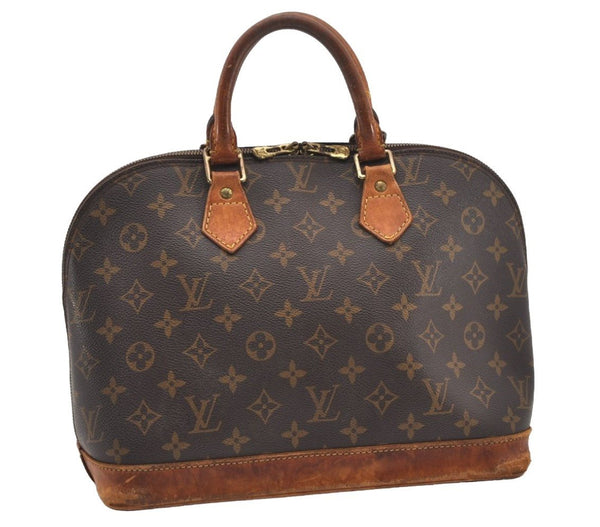 Authentic Louis Vuitton Monogram Alma Hand Bag Purse M51130 LV 2545J
