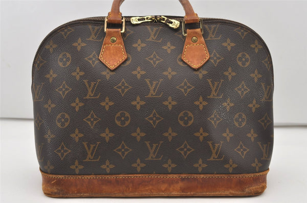 Authentic Louis Vuitton Monogram Alma Hand Bag Purse M51130 LV 2545J