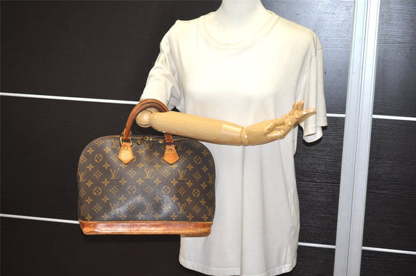 Authentic Louis Vuitton Monogram Alma Hand Bag Purse M51130 LV 2545J