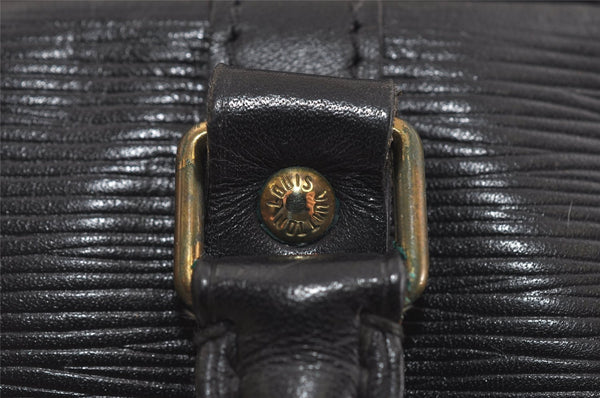 Authentic Louis Vuitton Epi Porte Documents Voyage Briefcase M59162 Black 2547I