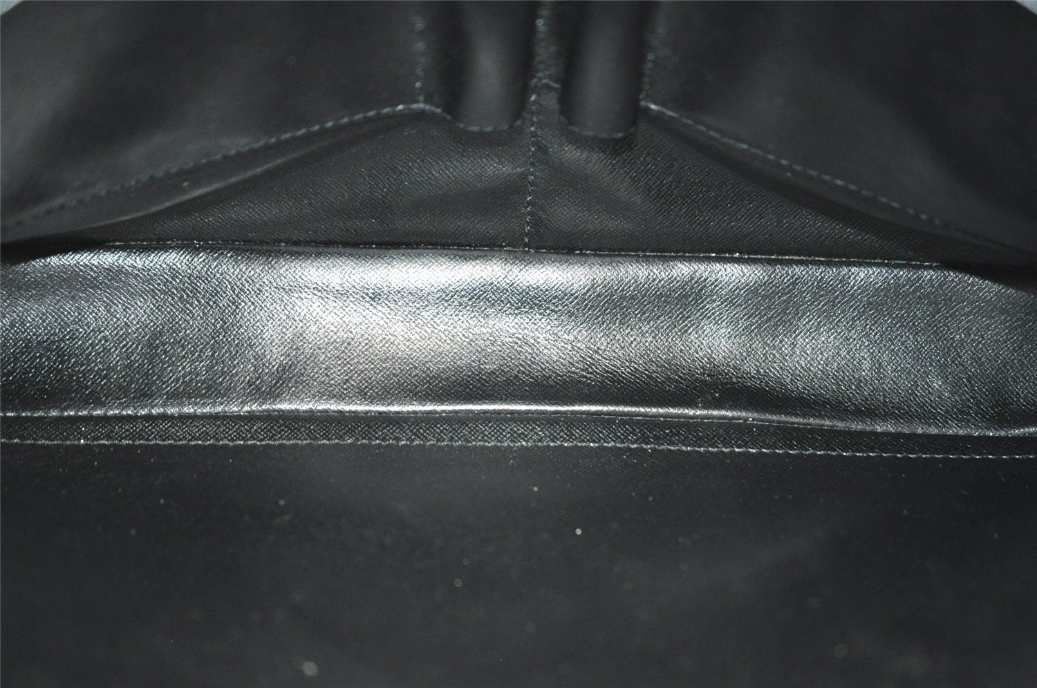 Authentic Louis Vuitton Epi Porte Documents Voyage Briefcase M59162 Black 2547I