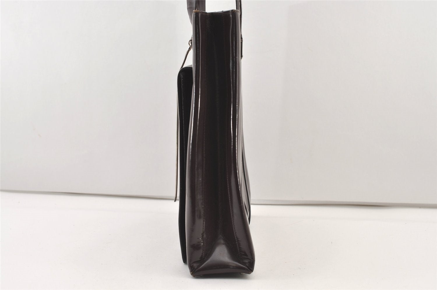 Authentic GUCCI Vintage Shoulder Hand Bag Leather Brown Junk 2547J