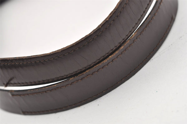 Authentic GUCCI Vintage Shoulder Hand Bag Leather Brown Junk 2547J