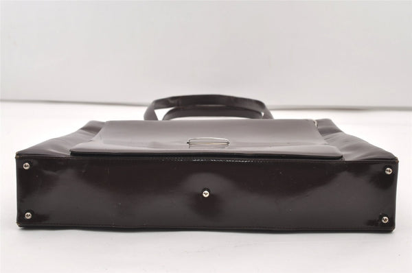 Authentic GUCCI Vintage Shoulder Hand Bag Leather Brown Junk 2547J