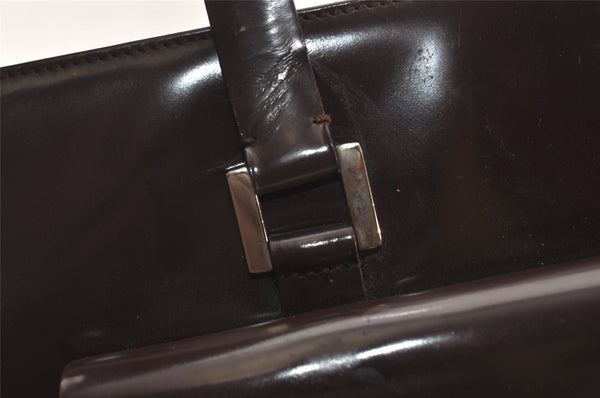 Authentic GUCCI Vintage Shoulder Hand Bag Leather Brown Junk 2547J
