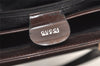 Authentic GUCCI Vintage Shoulder Hand Bag Leather Brown Junk 2547J