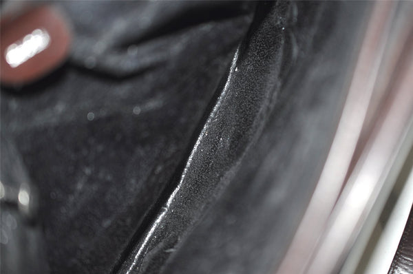 Authentic GUCCI Vintage Shoulder Hand Bag Leather Brown Junk 2547J