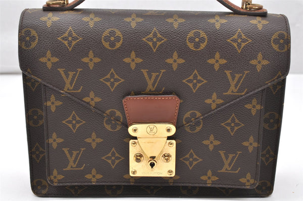 Authentic Louis Vuitton Monogram Monceau 2Way Shoulder Hand Bag M51187 LV 2547K