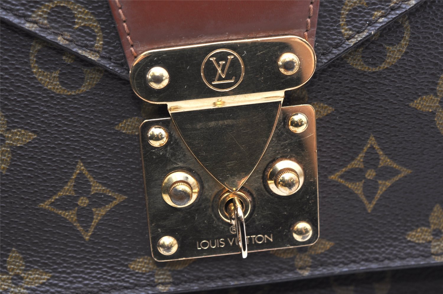 Authentic Louis Vuitton Monogram Monceau 2Way Shoulder Hand Bag M51187 LV 2547K