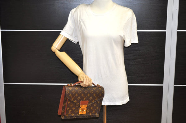 Authentic Louis Vuitton Monogram Monceau 2Way Shoulder Hand Bag M51187 LV 2547K