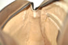 Authentic GUCCI Web Sherry Line Shoulder Cross Bag GG PVC Leather Brown 2549I