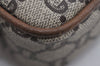 Authentic GUCCI GG Plus Shoulder Cross Body Bag Purse PVC Leather Brown 2549J