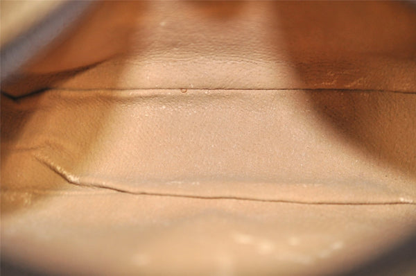 Authentic GUCCI GG Plus Shoulder Cross Body Bag Purse PVC Leather Brown 2549J