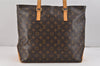 Authentic Louis Vuitton Monogram Cabas Mezzo Shoulder Tote Bag M51151 Junk 2549K