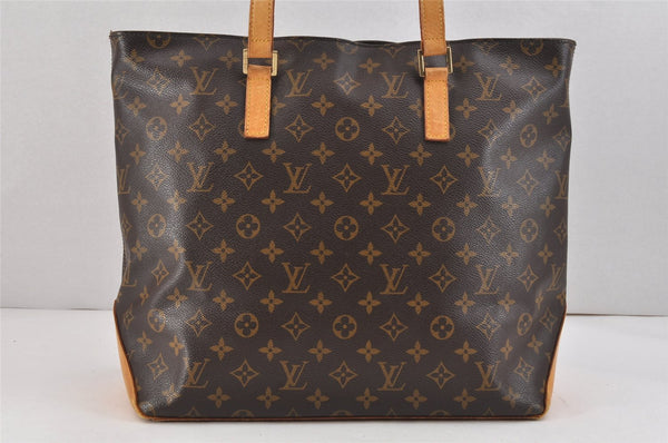 Authentic Louis Vuitton Monogram Cabas Mezzo Shoulder Tote Bag M51151 Junk 2549K