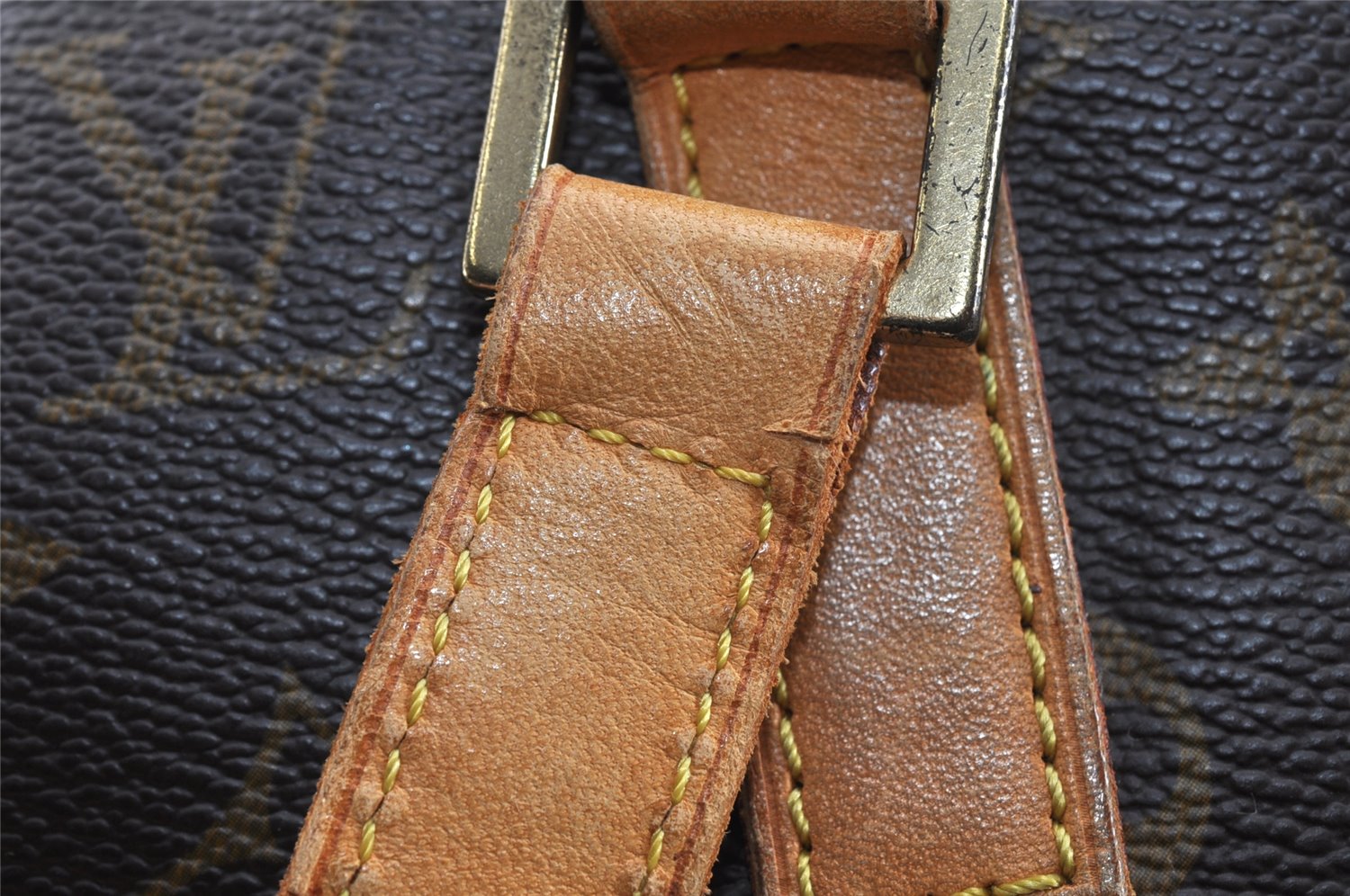 Authentic Louis Vuitton Monogram Cabas Mezzo Shoulder Tote Bag M51151 Junk 2549K