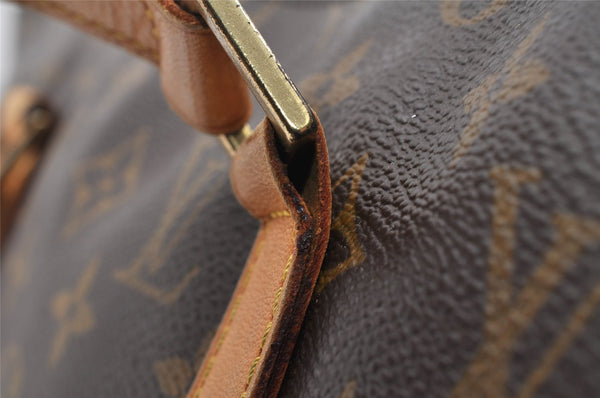 Authentic Louis Vuitton Monogram Cabas Mezzo Shoulder Tote Bag M51151 Junk 2549K