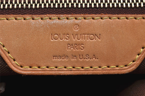 Authentic Louis Vuitton Monogram Cabas Mezzo Shoulder Tote Bag M51151 Junk 2549K