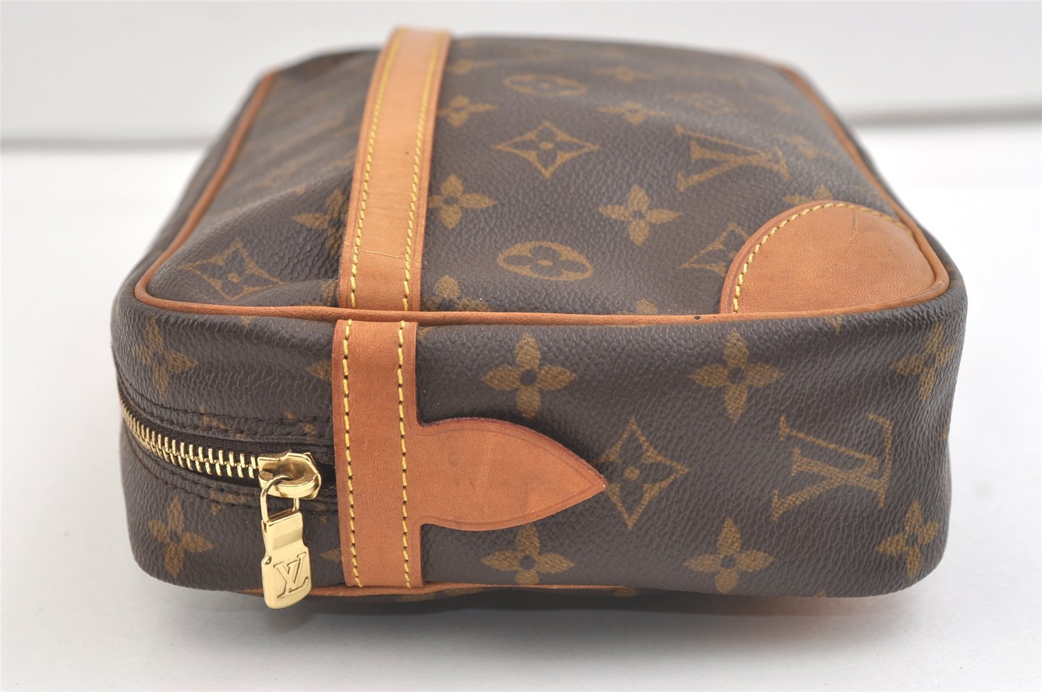 Authentic Louis Vuitton Monogram Compiegne 28 Clutch Hand Bag M51845 LV 2550K