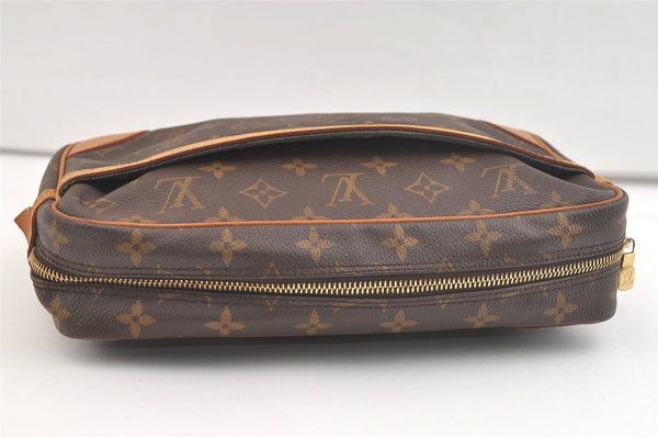 Authentic Louis Vuitton Monogram Compiegne 28 Clutch Hand Bag M51845 LV 2550K