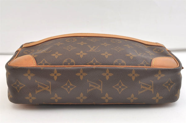 Authentic Louis Vuitton Monogram Compiegne 28 Clutch Hand Bag M51845 LV 2550K