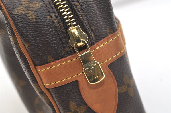 Authentic Louis Vuitton Monogram Compiegne 28 Clutch Hand Bag M51845 LV 2550K