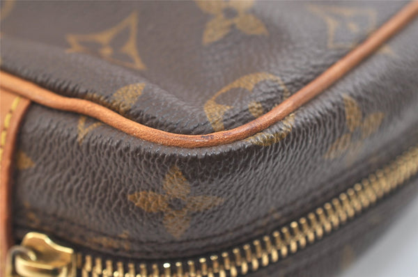 Authentic Louis Vuitton Monogram Compiegne 28 Clutch Hand Bag M51845 LV 2550K