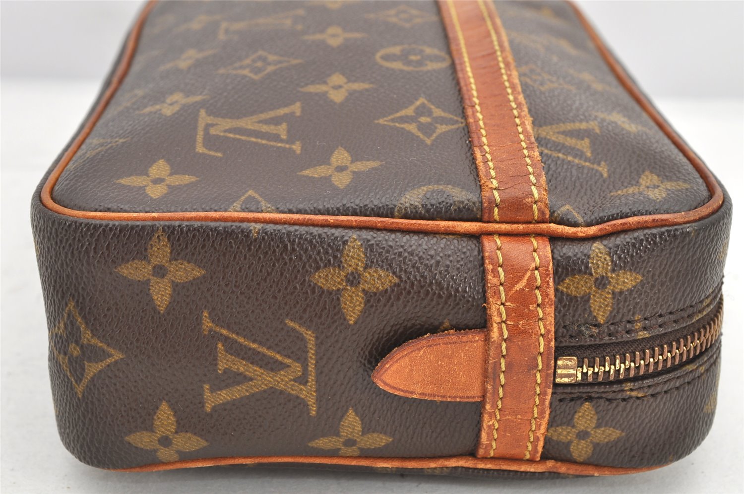 Authentic Louis Vuitton Monogram Compiegne 23 Clutch Hand Bag M51847 LV 2551K