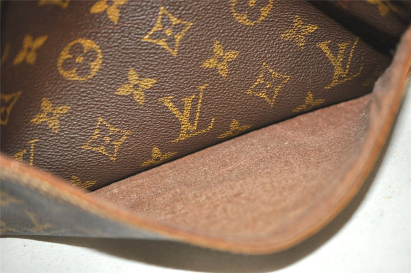 Authentic Louis Vuitton Monogram Compiegne 23 Clutch Hand Bag M51847 LV 2551K