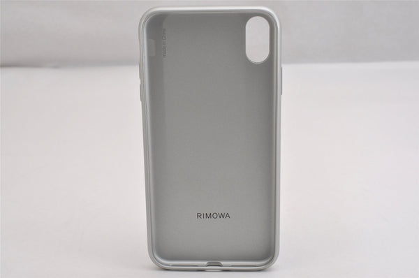 Authentic RIMOWA Groove Aluminum iPhone Xs Max Case Silver New 4Set Box 2552I