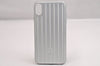 Authentic RIMOWA Groove Aluminum iPhone Xs Max Case Silver New 4Set Box 2552I